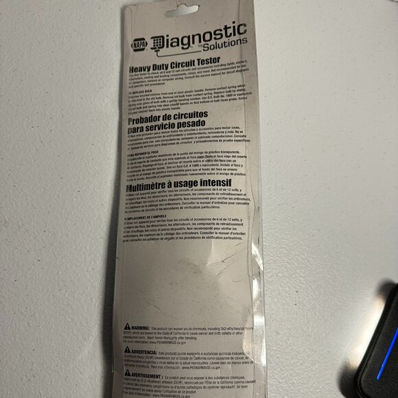 NAPA Diagnostic Solutions Heavy Duty Circuit Tester 6 & 12 volts systems - Picture 2 of 2